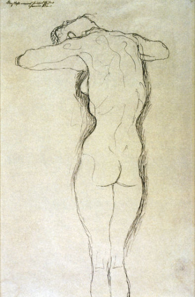 Gustav Klimt, Nudo di donna in piedi 1917-1918.jpg